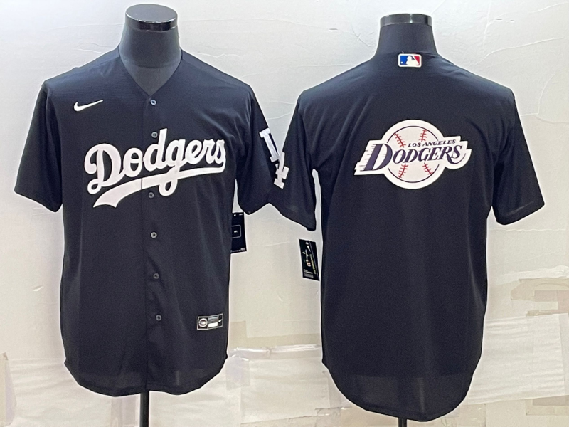 Men's Los Angeles Dodgers Black Collection Jersey